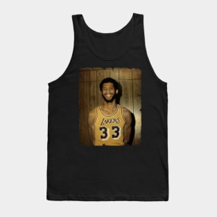 Kareem Abdul Jabbar - Vintage Design Of Basketball Tank Top